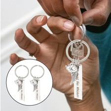  2 Pcs Schlüsselanhänger Süß Haustier-Schlüsselanhänger Tierschlüsselketten