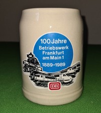 Bierkrug 100 Jahre Bahnbetriebswerk Frankfurt 1