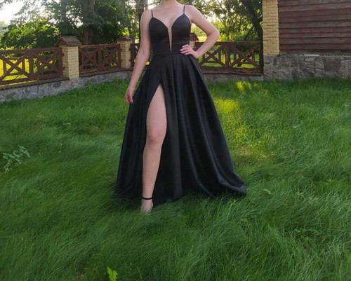 Women dress black - dress, 34