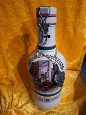 Bierkrug 2 Liter Hopfen Bauer Bügelverschluß Mit Anhänger Zinn