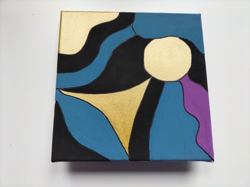 Moderne kunst malerei abstrakt - malerei,