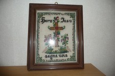 Altes bild herz jesu segne - jesu,