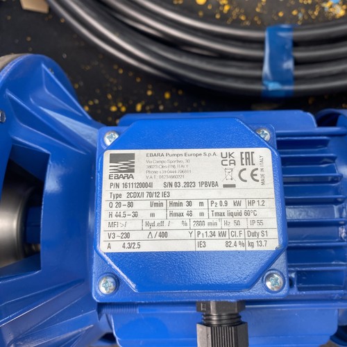 Ebara dual impeller - dual,