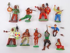 10 Figuren Wildwest Cowboy