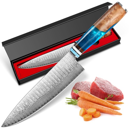 20cm damastmesser - 20cm,