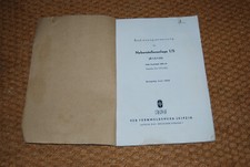 DDR RFT Bedienungsanweisung Nebenstellenanlage 1/5 VEB Fernmeldewerk Leipzig