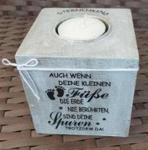 Sternenkind kerzenhalter - sternenkind,