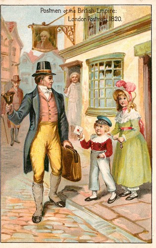 Postboten des britischen - des,