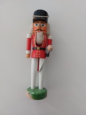 Vintage alter Nussknacker Soldat Husar expertic Erzgebirge DDR, ca. 27,5 cm