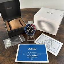 Seiko Prospex Schwarzes Zifferblatt Herrenuhr - SBDJ047 mit Originalverpackung