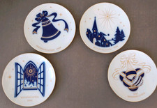 4 KPM Weihnachtsteller Berlin