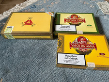 Kiste Montecristo +2 Vasco da Gama +36 Zigarrenhülsen Tubes Tubos LEER