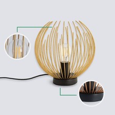 Design Tischlampe Kugelform