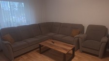 Ecksofa L-Form mit Schlaffunktion - Bettkasten - Eckcouch - Schlafcouch wie neu
