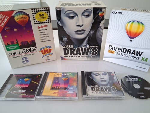 Vintage coreldraw 8 x4 - vintage,
