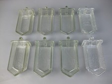 Konvolut 8 x alte Glasschütte