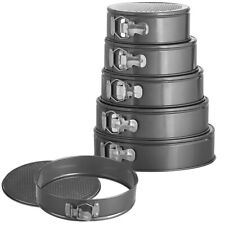 5er-Set antihaft-beschichtete Springformen, Ø 18/20/22/24/26 cm