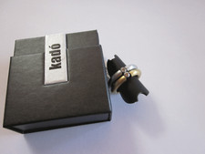 KADO Edelstahlring 2 Teilig Gr. 56 mit Stein