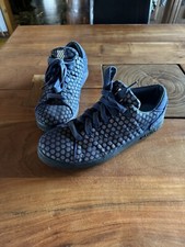 K-Swiss Tongue Twist Blau Silber Gr. 44    UK 9 1/2 Sneaker