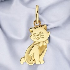 Anhänger Katze 333 Gold