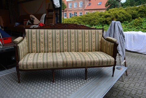 Biedermeier sofa aus - sofa,