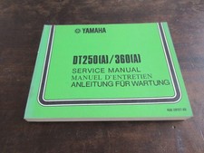 Yamaha DT250 DT360 DT250 DT360A Shop service repair manual Wartungsanleitung