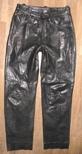 Dakota lederjeans biker - -,