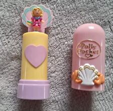 Polly Pocket Blue Bird 1992 Pop up Lipstick/Lippenstift Seashell - FALSCHE FIGUR