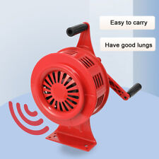 Handsirene Sirene Handkurbel Alarmsirene 120 ± 2 db Rot für Fabriken Schulen