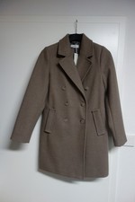 damen wintermantel taupe 36