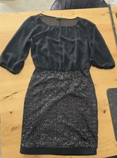 Kleid von Zero Pailletten schwarz Gr. S (36/38)  wunderschön *neu*, festlich