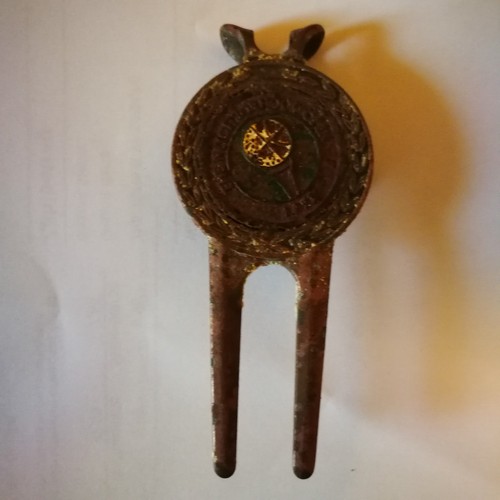 Antik pitchgabel ballmarker - &,