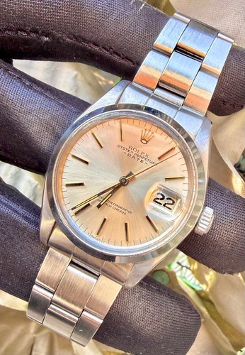 Rolex date 34mm champagner - rolex,