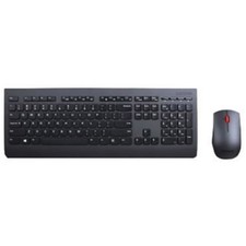 Lenovo Lenovo Professional USB Tastatur, Maus-Set  Deutsch, QWERTZ Schwarz