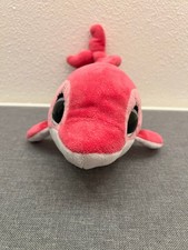 Ty Kuscheltier Plüschtier Delphin Delfin Rosa Pink Gliter Augen Glubschi 30cm