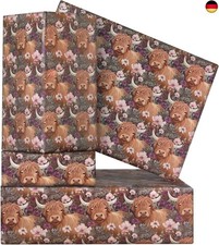 Highland Cow Geschenkpapier