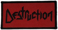 DESTRUCTION - Logo - Black On