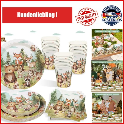 Waldtiere geburtstag deko - geburtstag,