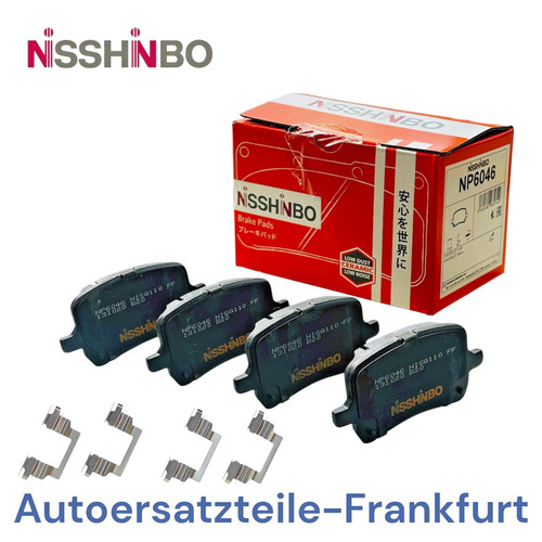 Nisshinbo bremsbeläge vorne - bremsbeläge,