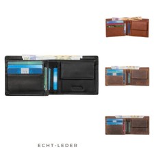 Herren Geldbörse Echt Leder