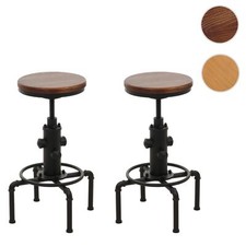 2er-Set Barhocker HWC-N23