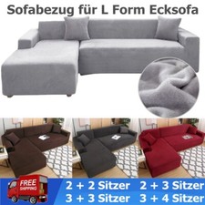 Sofabezug Stretch Elastische Sofahusse Abdeckung Couchbezug Für L Form Ecksofa