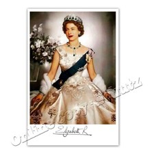 Queen elizabeth autogramm - ii,