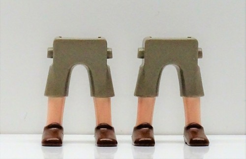 Beine kurze hose grau - 2,