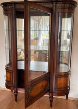 Vitrine,  JP EHALT, Louis XVI, Rosenholz, Veilchenholz, Intarsien