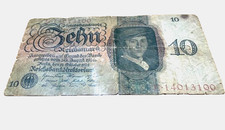Seltene Reichsbanknote - 10