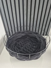 Katzenbett Drahtkorb Schwarz