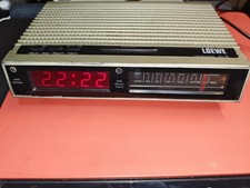 Vintage LOEWE Stereo Uhrenradio SU 15 Weck-Gas-Rauch-Alarm