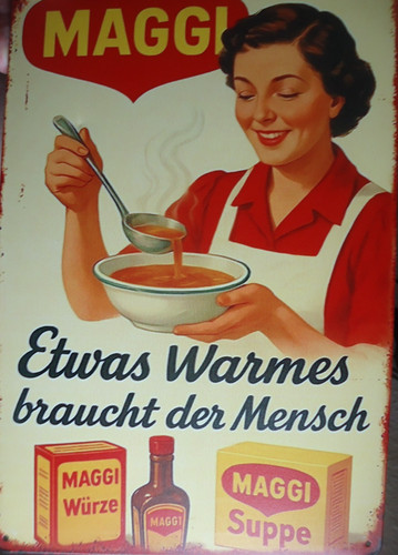 Maggi etwas warmes braucht - etwas, der