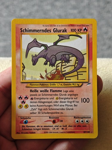 Pokemon schimmerndes glurak - schimmerndes,